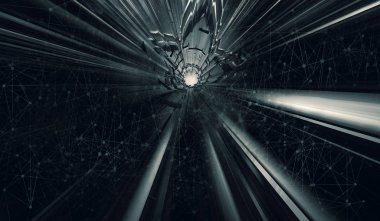 Hi Tech konsept 3D render