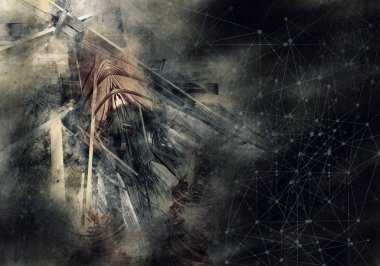 Hi Tech konsept 3D render