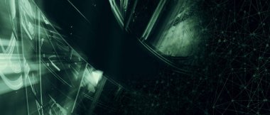 3D rendering of digital technology concept