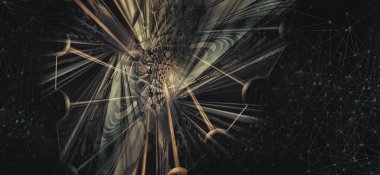 soyut teknoloji kavramı arka plan 3D render