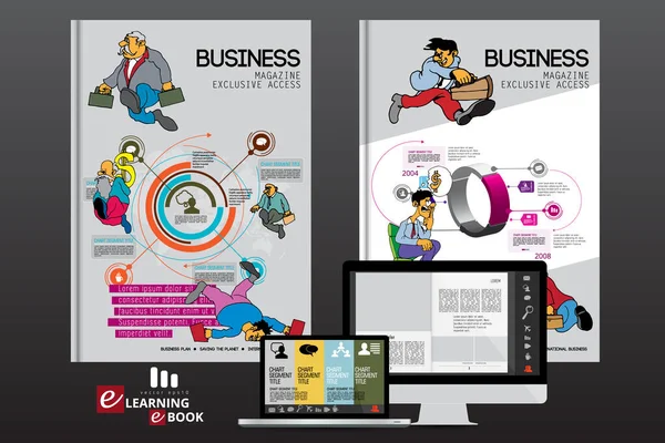 Brochure Template Flyer Achtergrond Voor Business Design — Stockvector