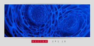 Soyut teknoloji dijital hi-tech konseptinin vektör pankartı web sitesi için hazır