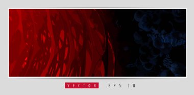 Soyut teknoloji dijital hi-tech konseptinin vektör pankartı web sitesi için hazır