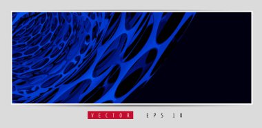 Soyut teknoloji dijital hi-tech konseptinin vektör pankartı web sitesi için hazır