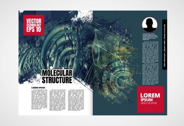 Soyut teknoloji kavramına sahip e-kitap tasarımı