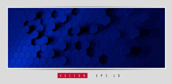 Vektor Banner Bakgrund Abstrakt Teknik Digital Tech Koncept Redo För — Stock vektor