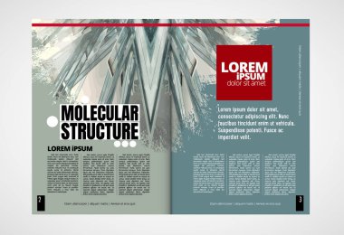 Broşür, dergi, broşür, broşür, arkaplanda teknoloji kavramı olan kitapçık için modern vektör şablonları