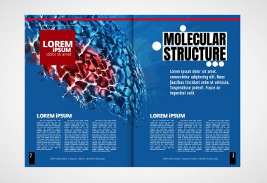 Broşür, dergi, broşür, broşür, arkaplanda teknoloji kavramı olan kitapçık için modern vektör şablonları