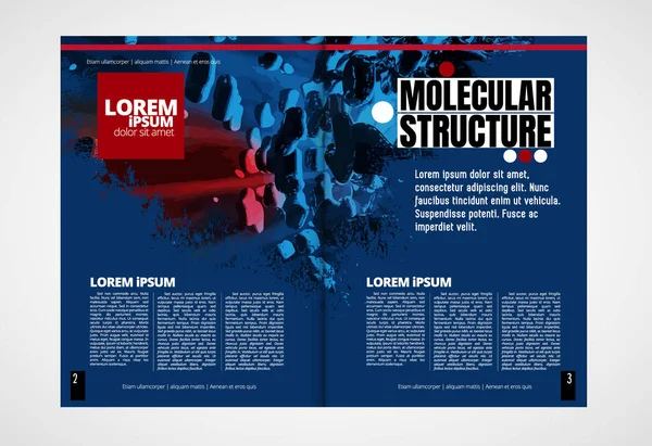 Broşür, dergi, broşür, broşür, arkaplanda teknoloji kavramı olan kitapçık için modern vektör şablonları