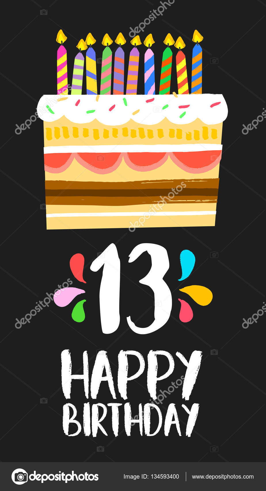 Les cartes-gâteaux d'anniversaire - Fêtes d'anniversaire