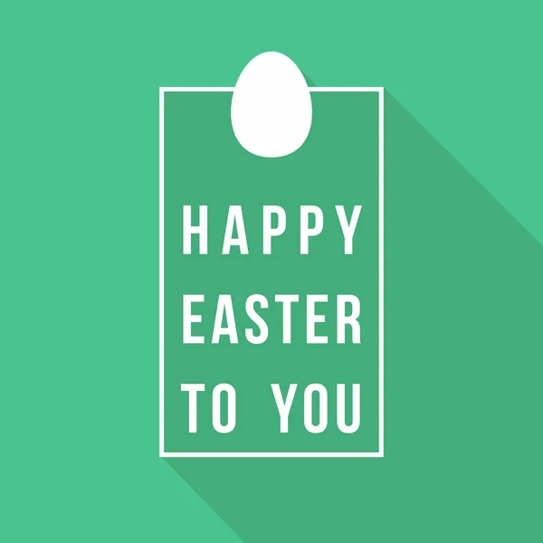 Mutlu Paskalya tebrik kartı teklif tasarım — Stok Vektör