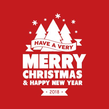 Neşeli Noel teklif ağacı Şekil yazı