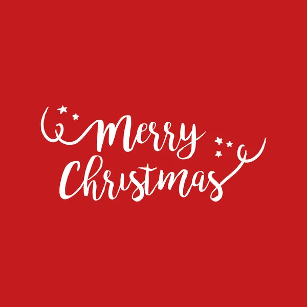 Merry christmas offerte tekst belettering illustratie — Stockvector