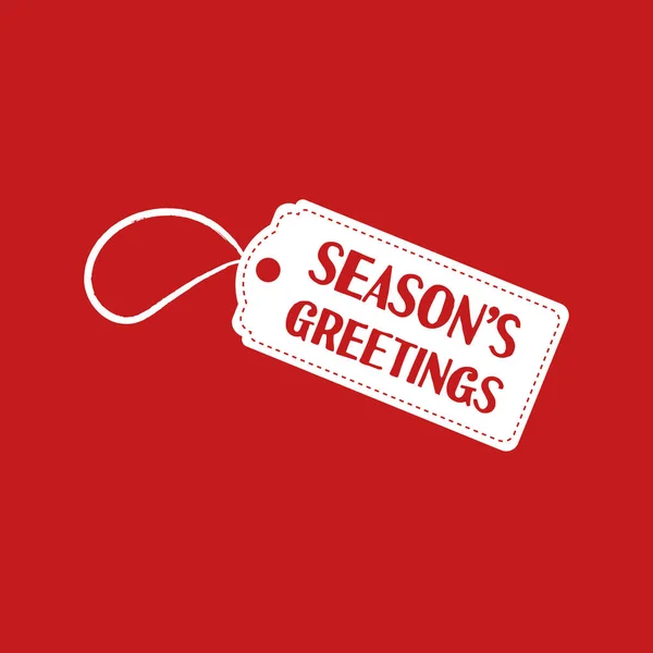 Joyeux Noël vente tag devis texte illustration — Image vectorielle