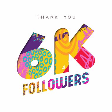 6 k sosyal medya takipçisi numarası teşekkür ederim şablonu