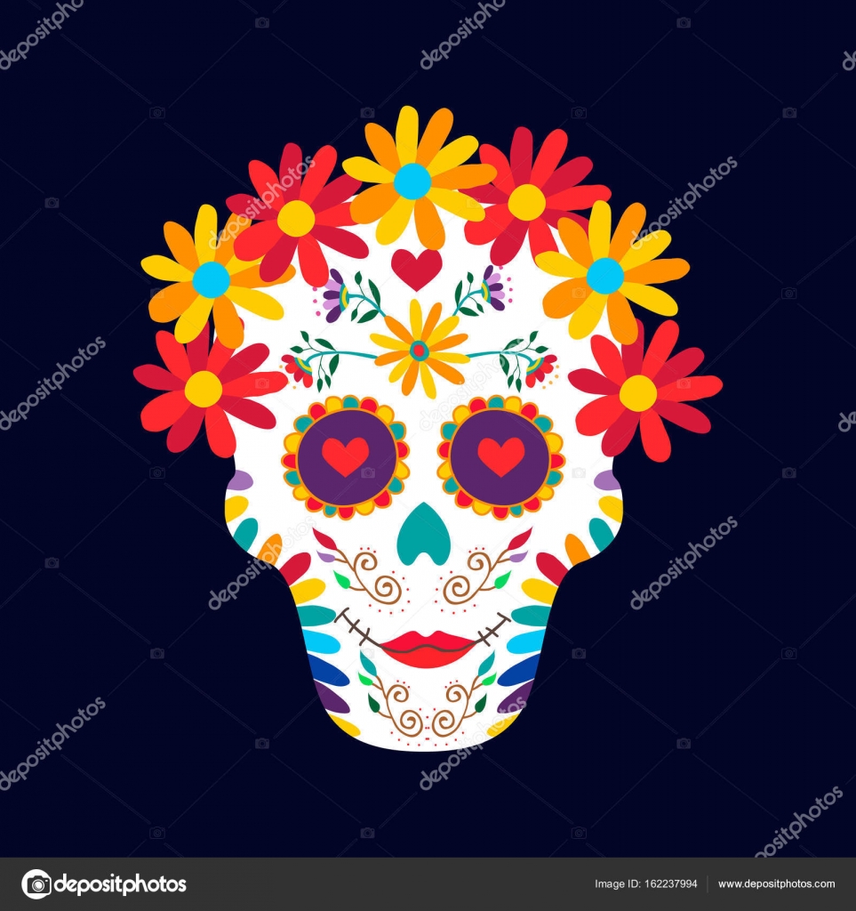 Crâne Mexicain Décoration