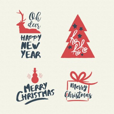 Noel vintage tatil el yapımı teklif sanat ayarla