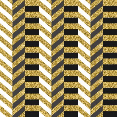 Lüks altın parıltı soyut 80s seamless modeli