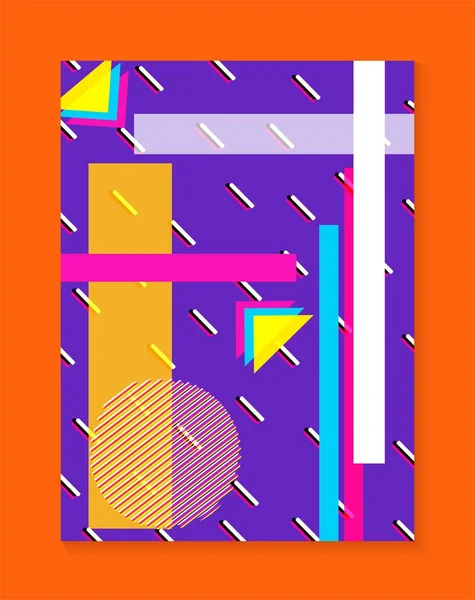 Abstrakta färgglada retro mode bakgrunden — Stock vektor