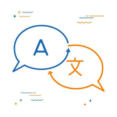 Dil Çeviri sohbet kabarcık kavramı