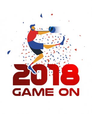 2018 spor oyuncu poster için özel futbol maç 