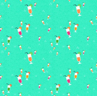 İçki seamless modeli yaz meyve suyu