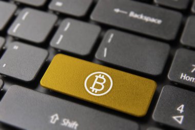 Bitcoin bilgisayar anahtar için sanal ekonomi kavramı