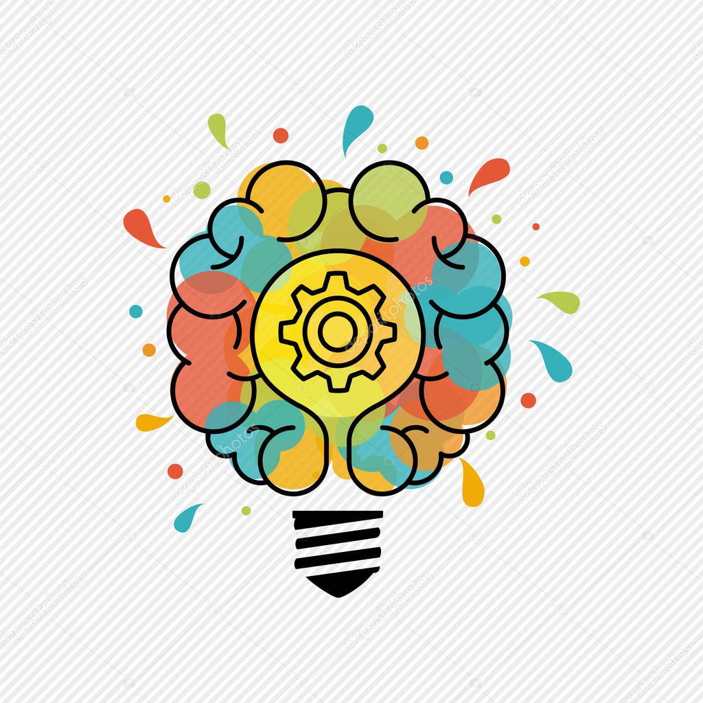 New ideas for creative thinking light bulb concept