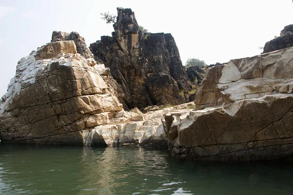 Marmurowych skał o Bedaghat — Zdjęcie stockowe