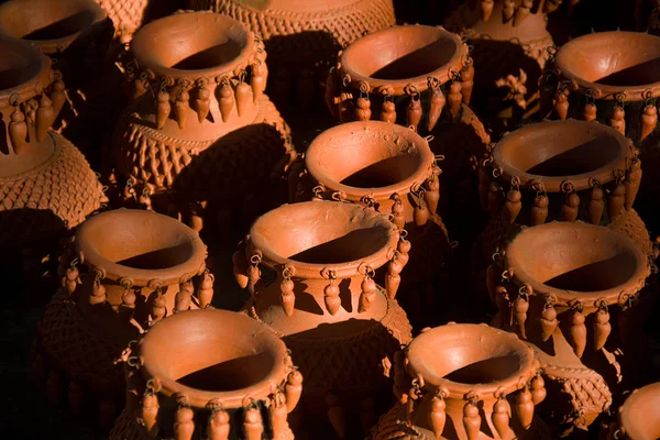 Close-up of Artistic Earthen Wares — Stock Photo, Image