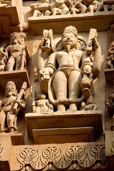 Estátua de Brahma, Khajuraho — Fotografia de Stock