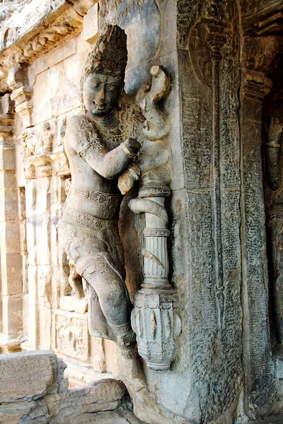 Pattadakal 'daki Tapınak Heykeli — Stok fotoğraf