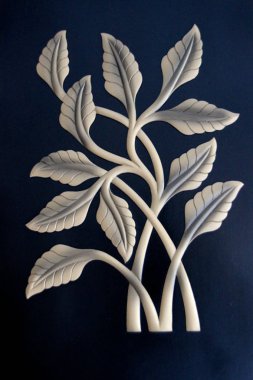 Entangled Twigs of Leaves clipart