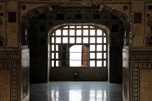 Innenraum des Amperpalastes, Jaipur — Stockfoto