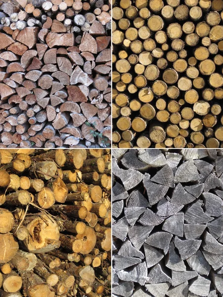 Set of wood textures — Stock Photo, Image