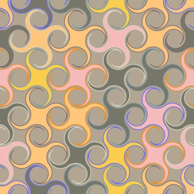 Tekrarlayan duvar kağıdı - Vintage desen - Küresel