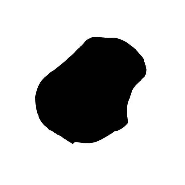 Carte Vectorielle Nauru Illustration Vectorielle Isolée Noir Sur Fond Blanc — Image vectorielle