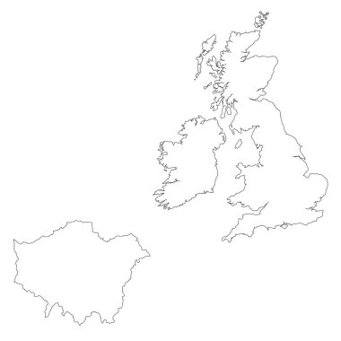 İzole vektör illüstrasyonu. Beyaz arka planda siyah. EPS 10 Görüntü