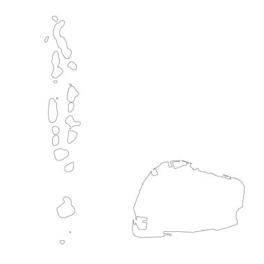 İzole vektör illüstrasyonu. Beyaz arka planda siyah. EPS 10 Görüntü