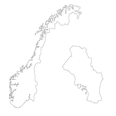 İzole vektör illüstrasyonu. Beyaz arka planda siyah. EPS 10 Görüntü