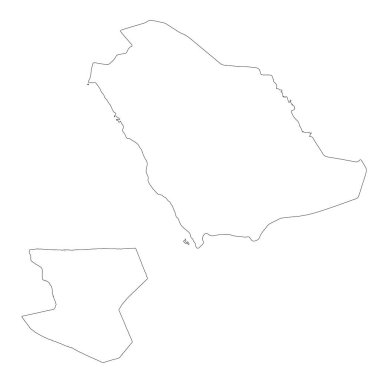 İzole vektör illüstrasyonu. Beyaz arka planda siyah. EPS 10 Görüntü