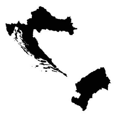  İzole vektör illüstrasyonu. Beyaz arka planda siyah. EPS 10 Görüntü