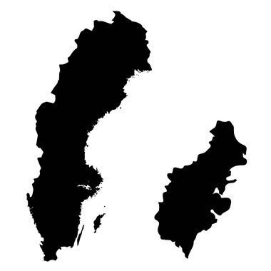  İzole vektör illüstrasyonu. Beyaz arka planda siyah. EPS 10 Görüntü