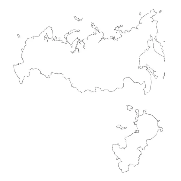 ⬇ Скачать Картинки Карта России Силуэт, Стоковые Фото Карта.