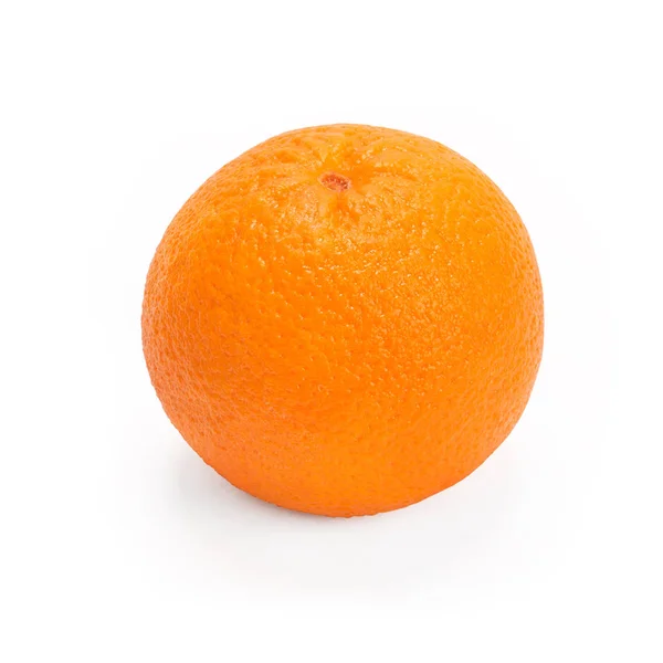 Ripe orange isolated on white — Stock Photo, Image