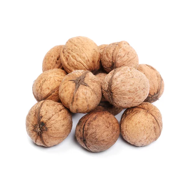 Walnut isolated on the white background closeup — Stock Photo, Image