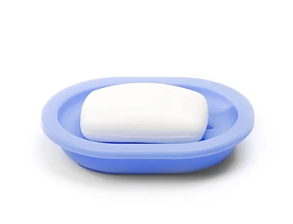 White soap isolated — Stock Photo, Image