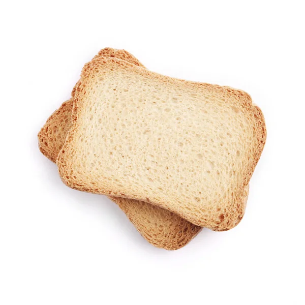 Toasted bread isolated — Stock Photo, Image