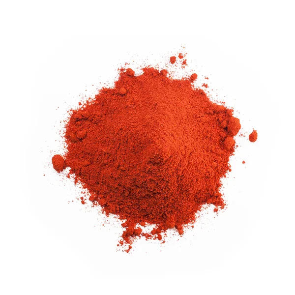Powdered dried red pepper, isolated — Stock Photo, Image