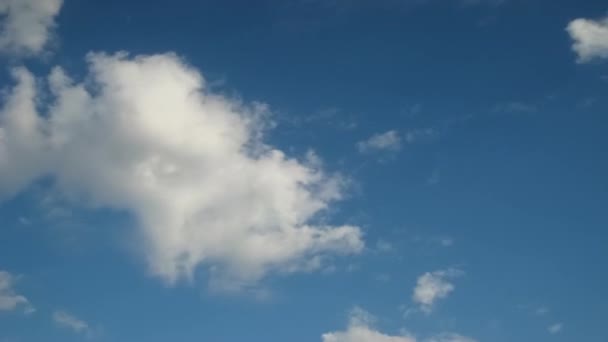 Cielo blu e nuvole cielo — Video Stock